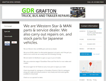 Tablet Screenshot of gdrgrafton.com.au